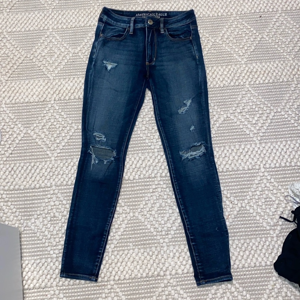 AE 360° Stretch Hi-Rise Jegging [AEO Denim X4]
